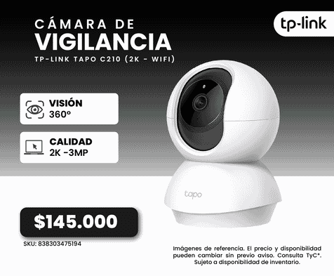 Camara de Vigilancia Tp-link Tapo C210