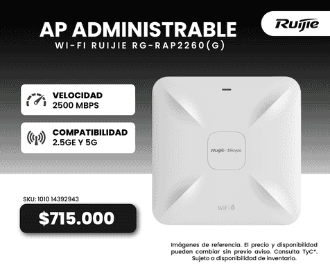 AP Administrable Ruijie RG-RAP2260(G)