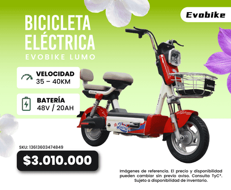 Bicicleta Electrica Evobike